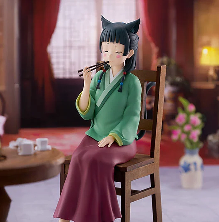 Epitome Maomao Action Figure The Apothecary Diaries Anime Fgure Maomao/Jinshi 6 cm PVC Seduto Pose Modello Libreria Decorazione da Collezione Regalo per i fan (Stile 2