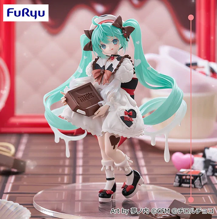 Hatsune Miku x TIROL CHOCO Trio-Try-iT Hatsune Miku (Milk Ver.) Figure