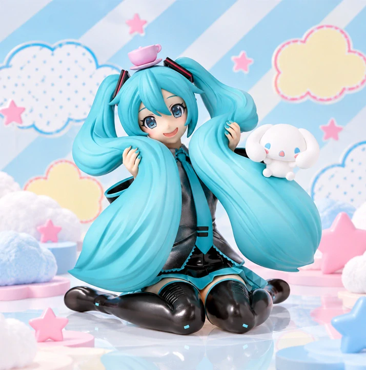 Hatsune Miku x Cinnamoroll Chokonose Premium Figure "Mofutto"