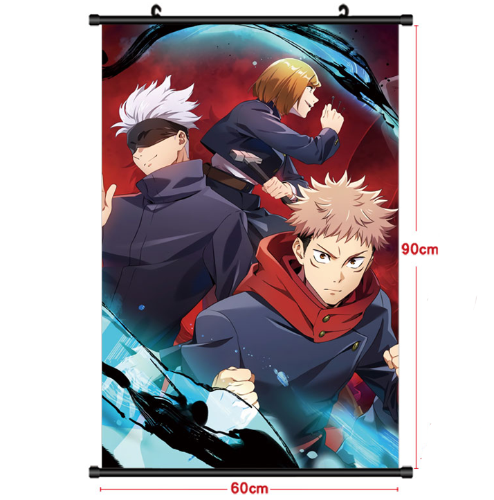 Wallscroll: Jujutsu Kaisen Yuji Itadori & Satoru Gojo
