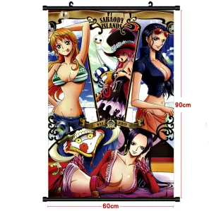 Wallscroll: One Piece Nami & Boa Hancock