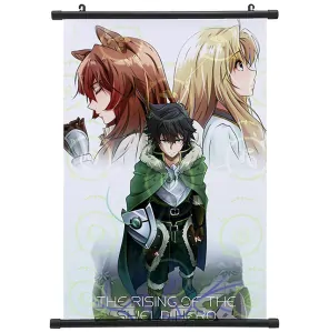 Wallscroll: The Rising of the Shield Hero Naofumi Iwatani & Raphtalia