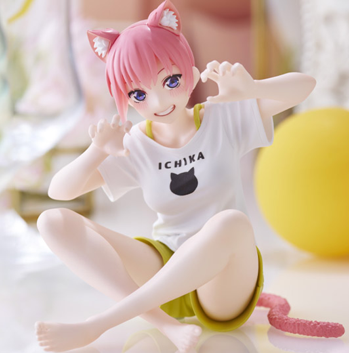 The Quintessential Quintuplets 2 Desktop Cute Ichika Nakano (Newly Written Cat Roomwear Ver.)