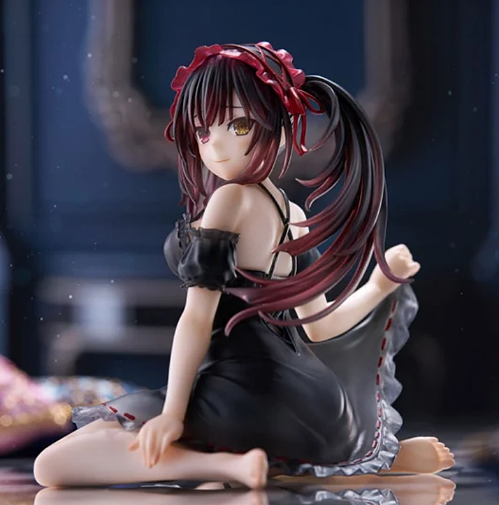 Date A Live Desktop Cute Kurumi Tokisaki (Nightwear Ver.) Figure