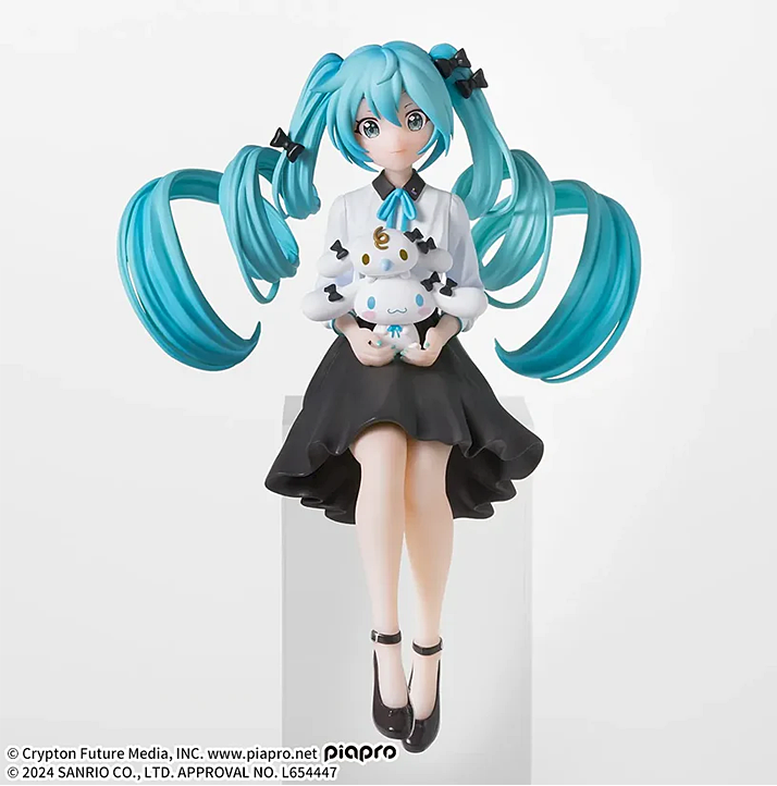 Hatsune Miku Series Chokonose Premium Figure "Hatsune Miku × Cinnamoroll" - Posing Ver.