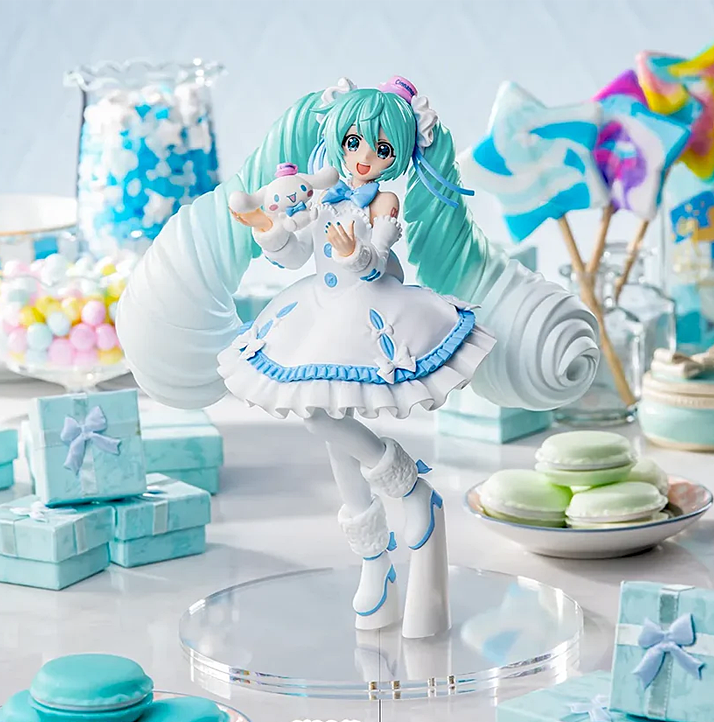 Hatsune Miku x Cinnamoroll Luminasta Figure 2024 - White Dress Ver.