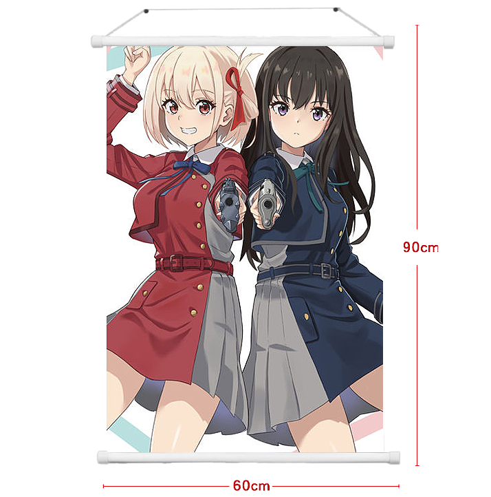 Wallscroll: Lycoris Recoil Chisato Nishikigi & Takina Inoue