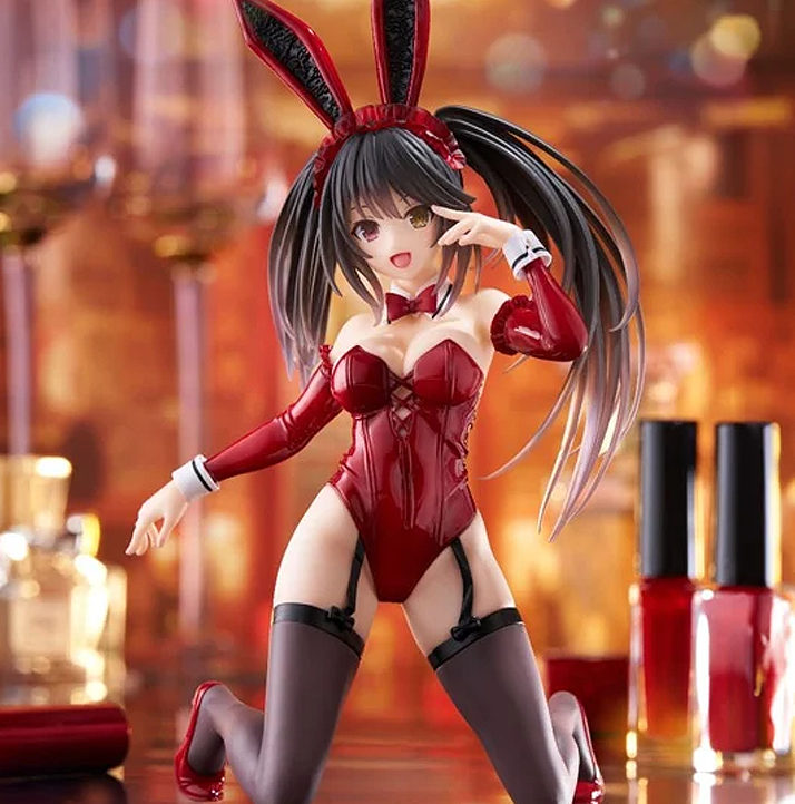 Date A Live V Desktop Cute Kurumi Tokisaki (Bunny Ver.) Figure