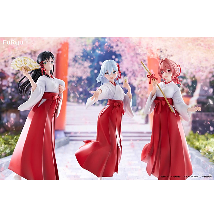 Set 3 Figurek Tying the Knot with An Amagami Sister Matchmaking Trio-Try-iT 