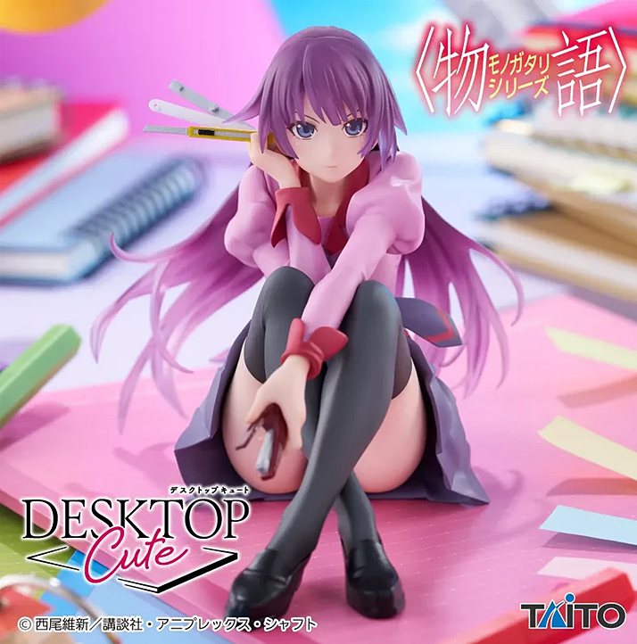 Monogatari Desktop Cute Hitagi Senjougahara Figure