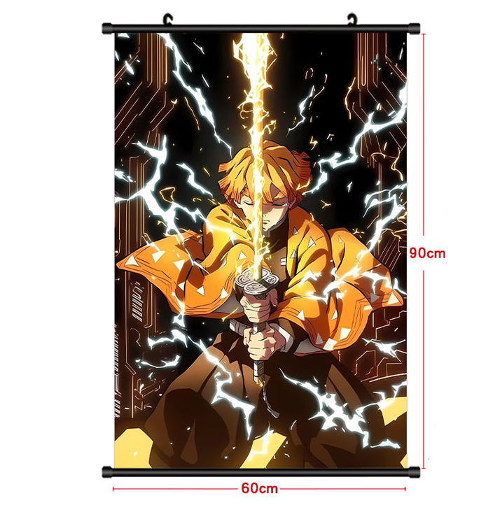 Wallscroll: Demon Slayer Zenitsu Agatsuma