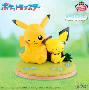 Pikatchu & Pichu Relaxing Time Figure
