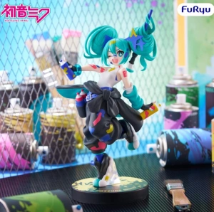 Vocaloid Muchute Hatsune Miku (Paint Girl Another Color Ver.) Figure