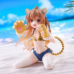 Toradora! Desktop Cute Taiga Aisaka (Tiger Costume Swimwear Ver.) Figure