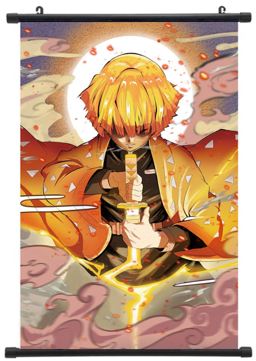 Wallscroll: Demon Slayer Zenitsu Agatsuma
