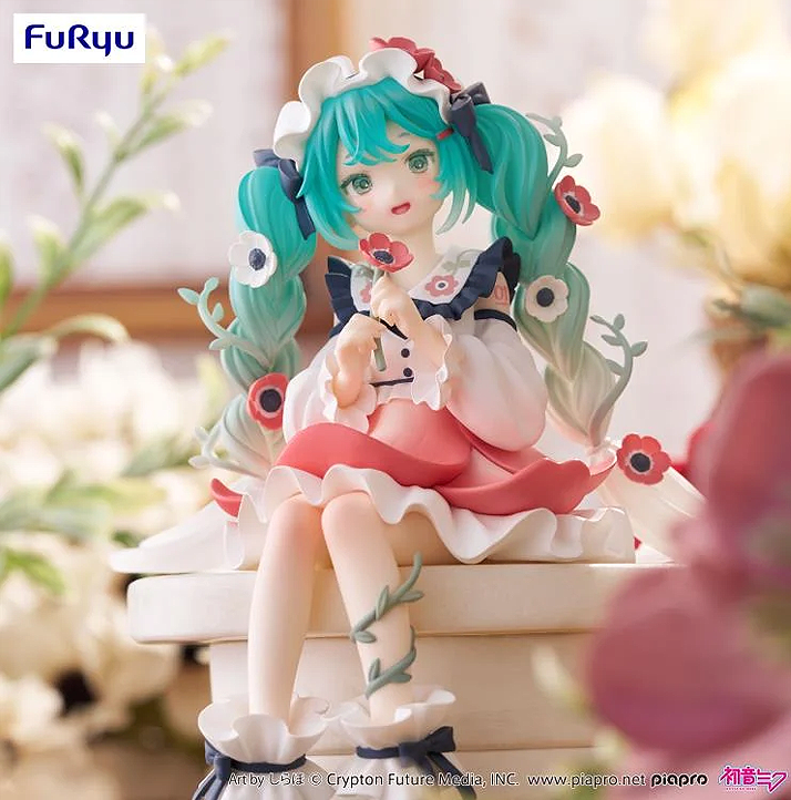 Vocaloid Hatsune Miku (Flower Fairy Anemone) Noodle Stopper Figure