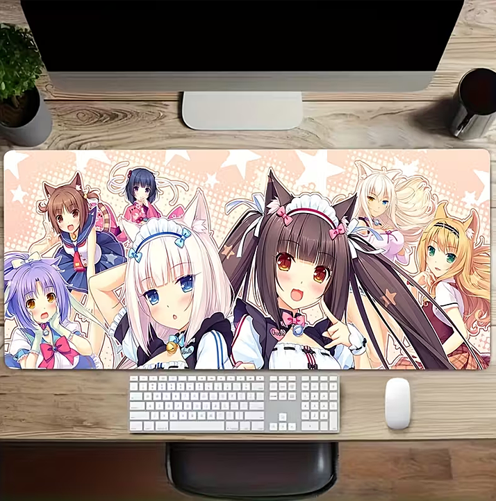 Podložka pod myš: Nekopara Chocola Vanilla