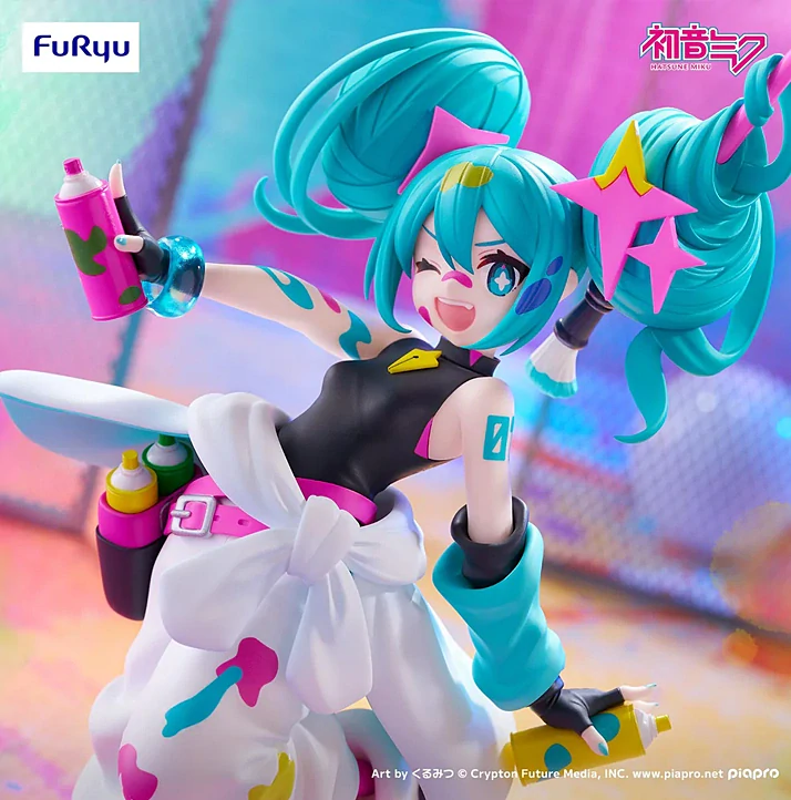 Vocaloid Trio-Try-iT Hatsune Miku (Paint Girl) Figure
