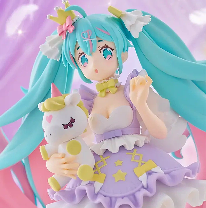 Vocaloid Tenitol Hatsune Miku (Yumekawa Princess Lavender Ver.) Figure