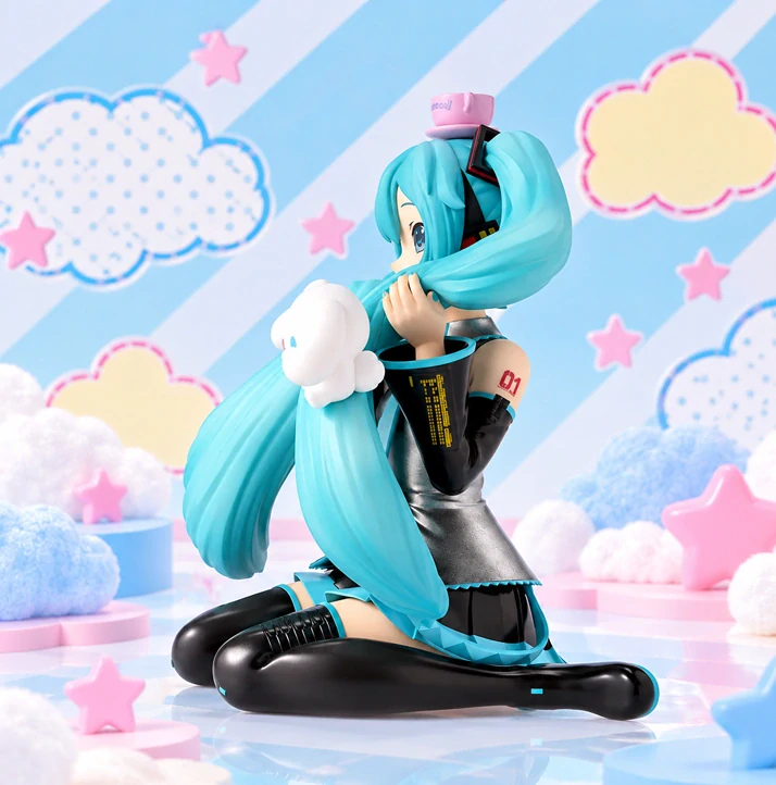 Hatsune Miku x Cinnamoroll Chokonose Premium Figure "Mofutto"