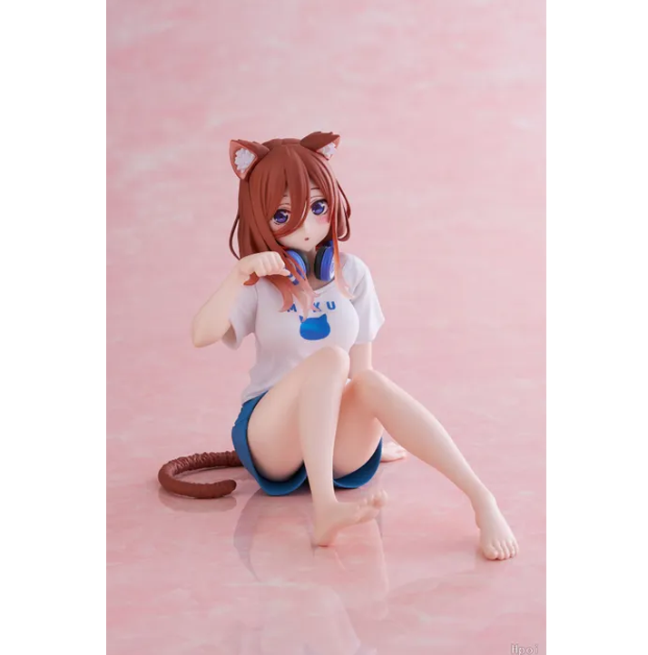 The Quintessential Quintuplets Desktop Nakano Miku Cat room wear ver.
