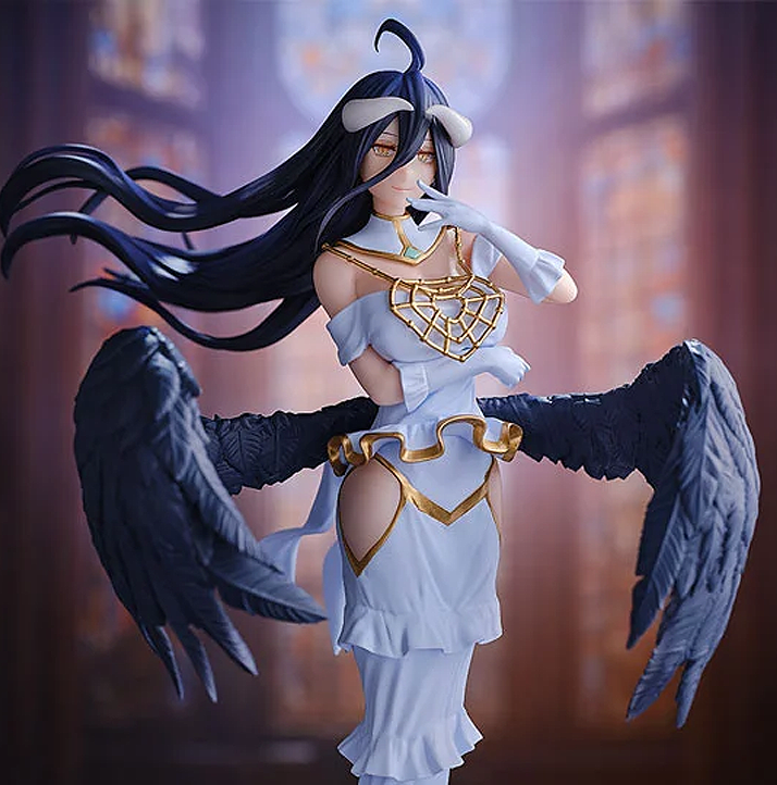 Set 2 Figurek Overlord Albedo Albed & Ainz Ooal Gown Figure