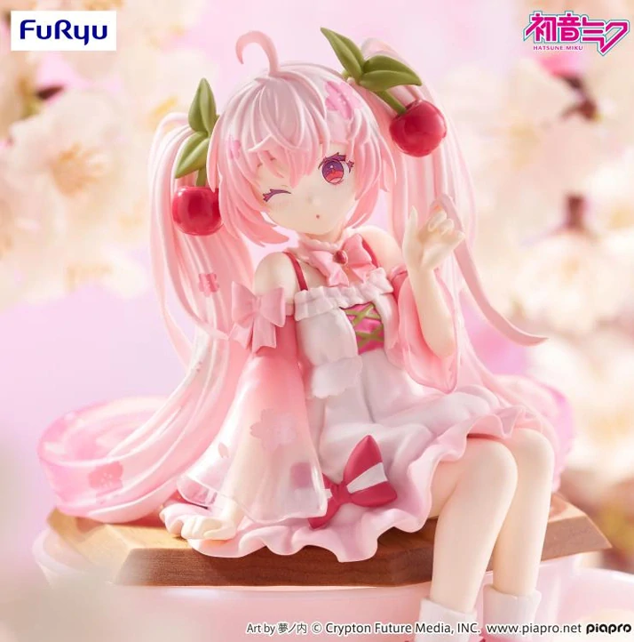 Vocaloid Sakura Miku (2025 Wink Ver.) Noodle Stopper Figure