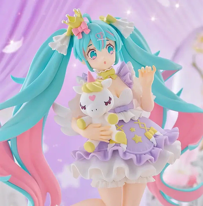 Vocaloid Tenitol Hatsune Miku (Yumekawa Princess Lavender Ver.) Figure