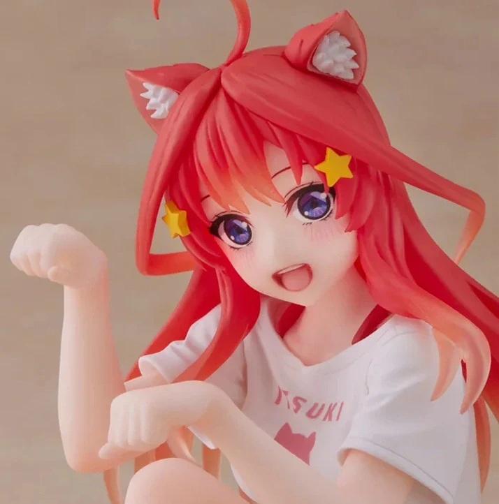 The Quintessential Quintuplets Desktop Cute - Itsuki Nanako Cat Roomwear Figure