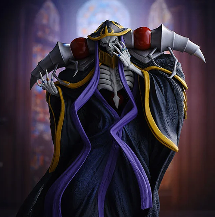 Set 2 Figurek Overlord Albedo Albed & Ainz Ooal Gown Figure