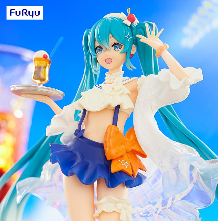 Vocaloid SweetSweets Series Hatsune Miku (Tropical Juice Color Ver.) Exceed Creative Figure