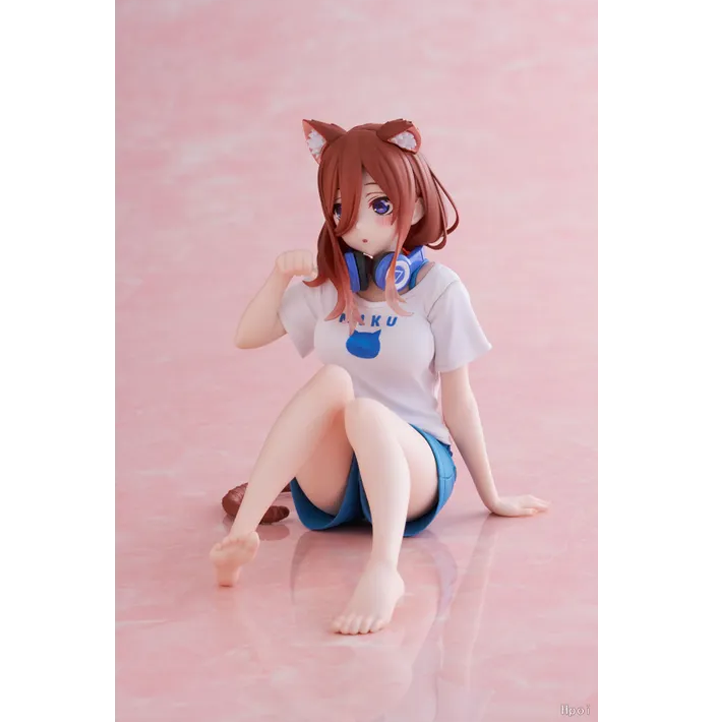 The Quintessential Quintuplets Desktop Nakano Miku Cat room wear ver.
