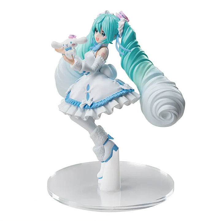 Hatsune Miku x Cinnamoroll Luminasta Figure 2024 - White Dress Ver.