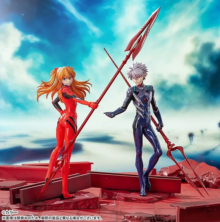 Rebuild of Evangelion Luminasta Asuka Shikinami Langley x Spear of Cassius Figure