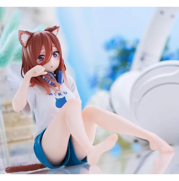 The Quintessential Quintuplets Desktop Nakano Miku Cat room wear ver.