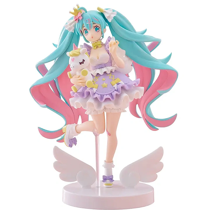 Vocaloid Tenitol Hatsune Miku (Yumekawa Princess Lavender Ver.) Figure