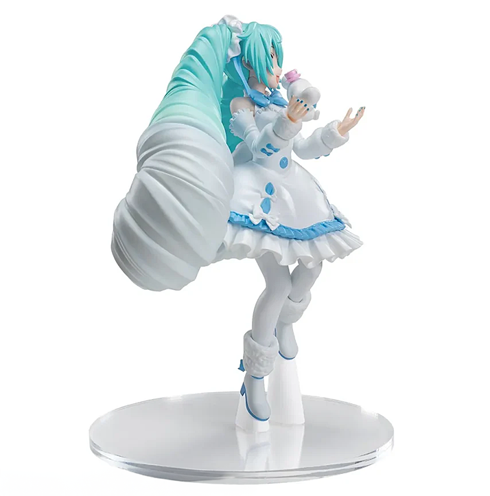 Hatsune Miku x Cinnamoroll Luminasta Figure 2024 - White Dress Ver.